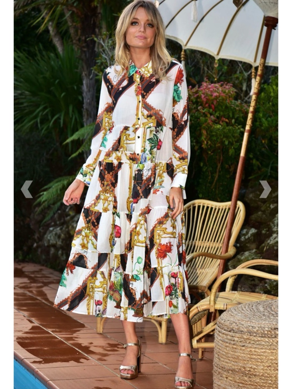 ✨ COOP by Trelise Cooper | “Side to Side” Midi Dress Gilty Pleasure Print Size M